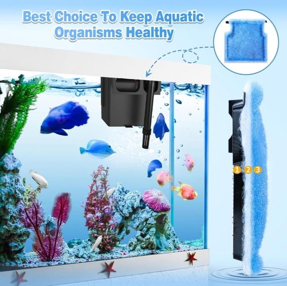 Umlecoa 8 Pack Rite-Size A Filter Cartridges for MarineLand Penguin Power Filter - Picture 7 of 10